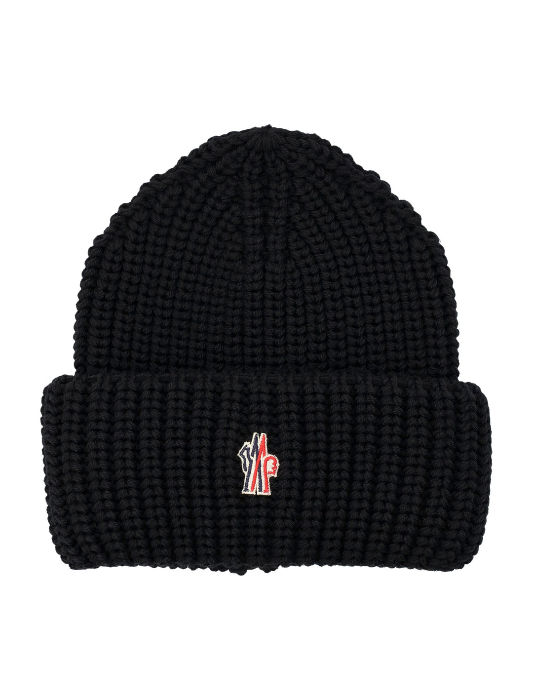MONCLER GRENOBLE Wool Beanie with Logo for Men