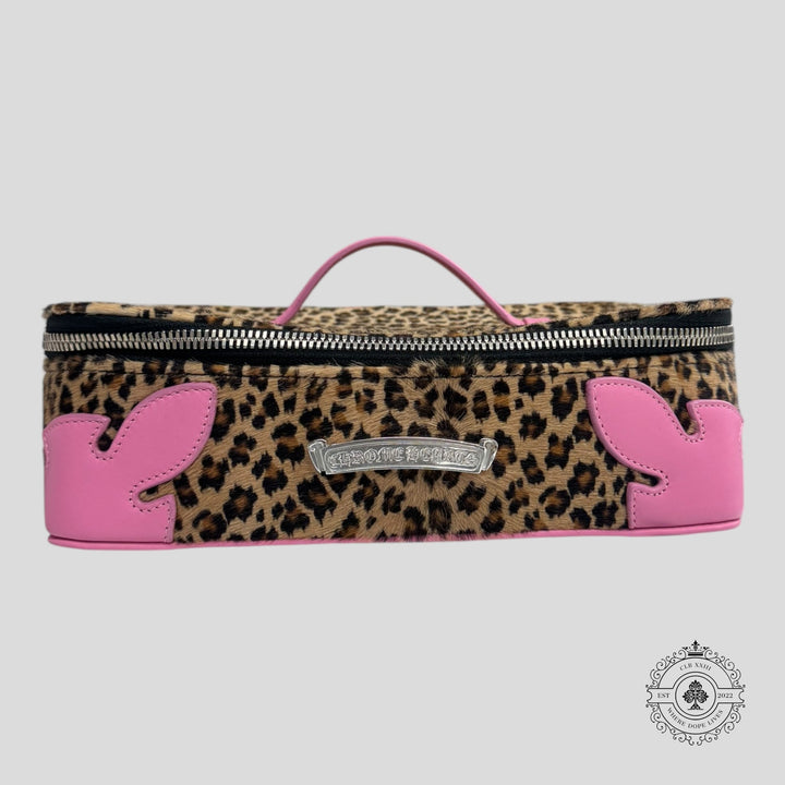 Chrome Hearts Jewelry Case in Leopard / Pink