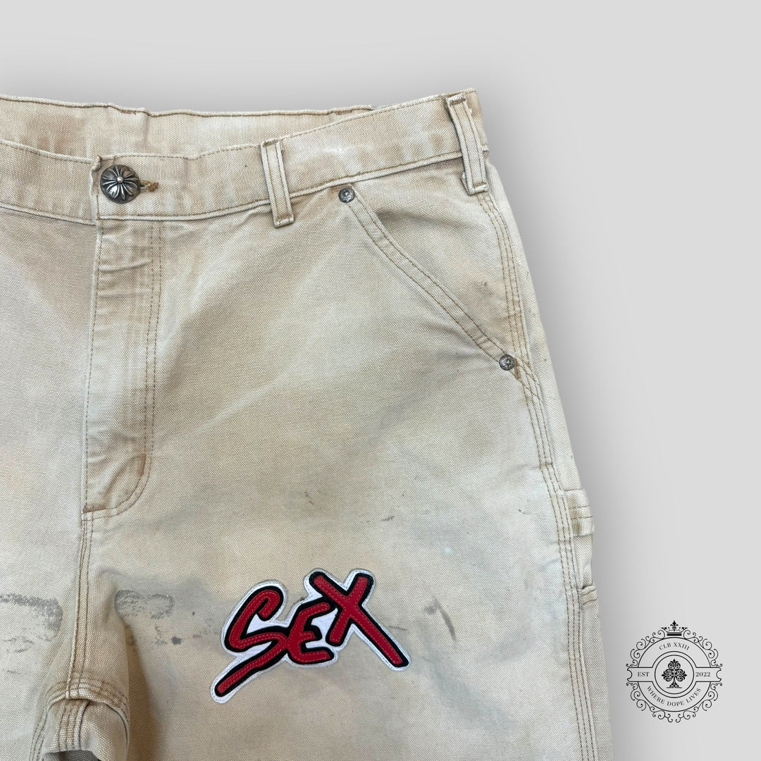 Chrome Hearts Sex Records Patch Carpenter Pants
