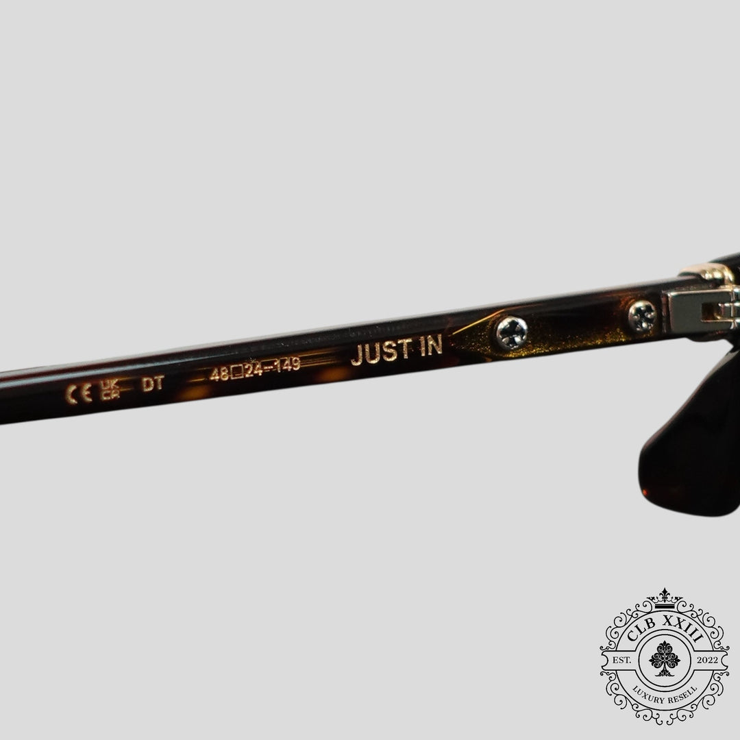 Chrome Hearts Just In Sunglasses in Tortoise