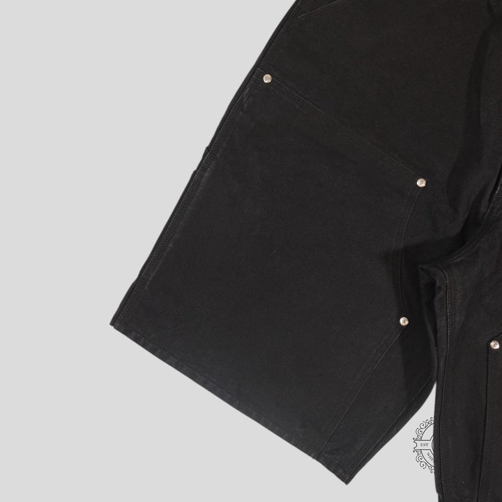 Chrome Hearts 13 Cross Patch Carpenter Shorts in Black