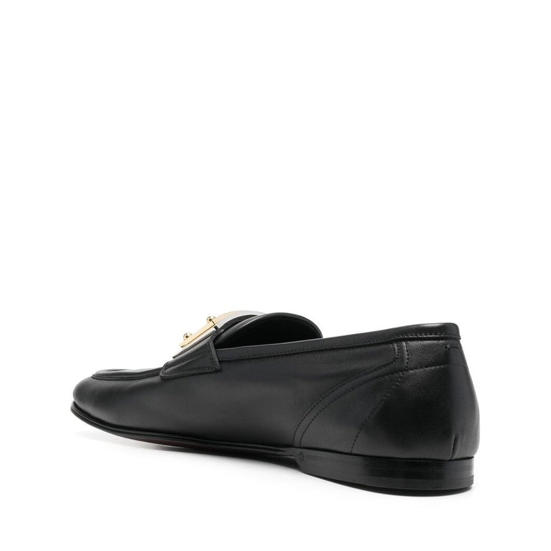 Dolce &amp; Gabbana Leather Logo Loafers