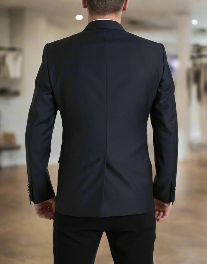 DOLCE & GABBANA Elegant Slim Fit Two-Piece Martini Suit