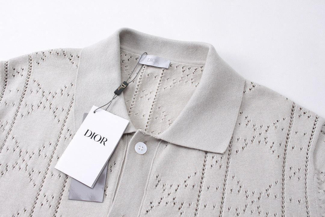 Dior Light Brown T-Shirt With Collar