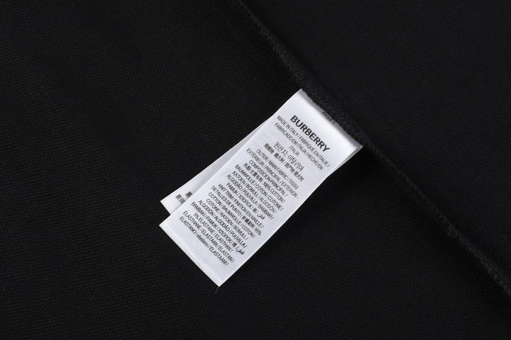 Burberry Check collar polo shirt
