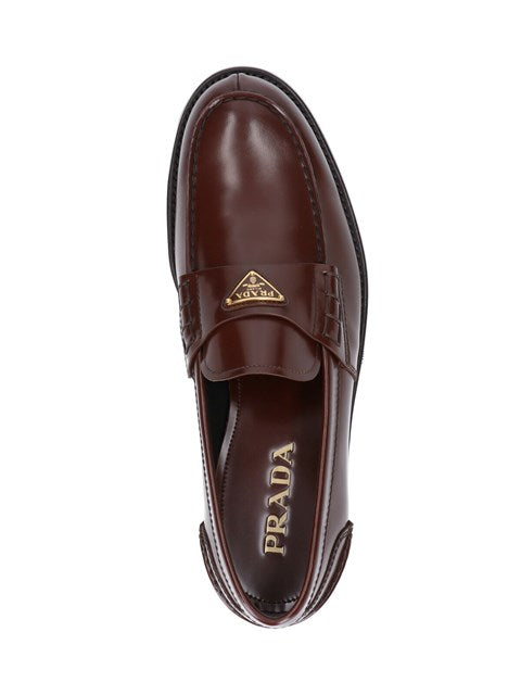 Prada Men Logo Loafers