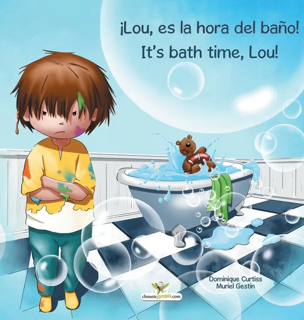 ¡Lou, es la hora del baño! - It's bath time, Lou! - Hardcover
