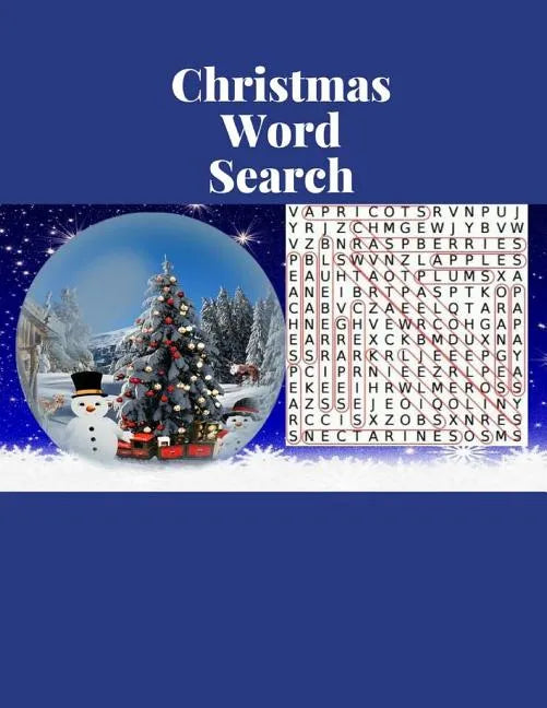 Christmas Word Search Books: Puzzles and Solutions For Adults And Kids - Paperback