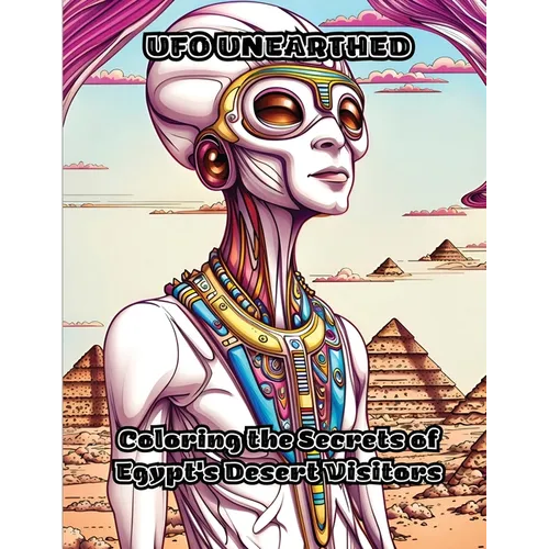 UFO Unearthed: Coloring the Secrets of Egypt's Desert Visitors - Paperback