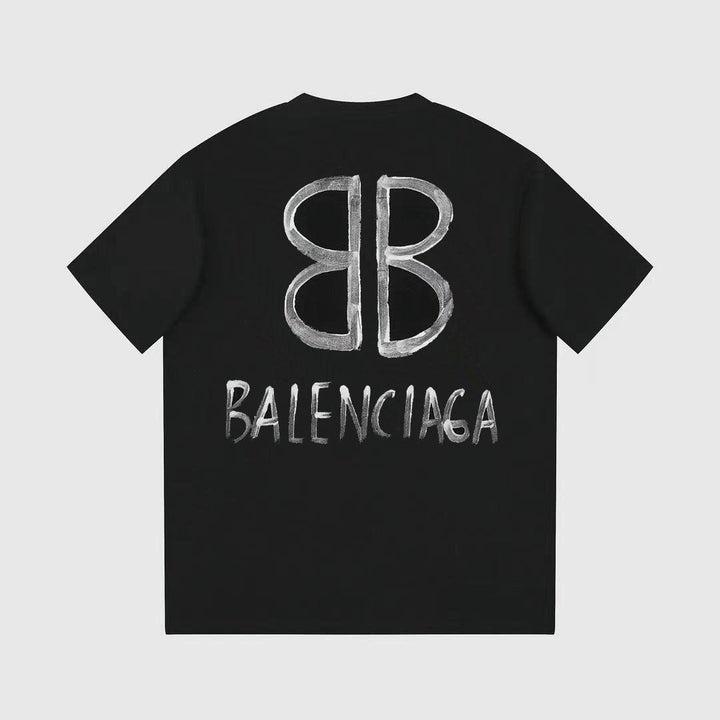 Balenciaga Black T-Shirt Without Collar