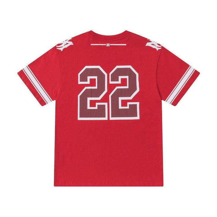 Amiri 22 Red T-Shirt Without Collar