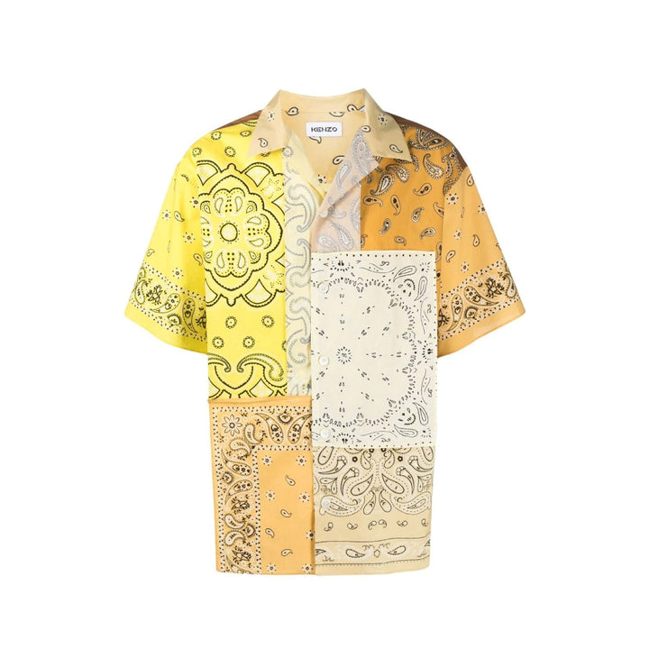 Kenzo Patchwork Short Sleeves Shirt Men
