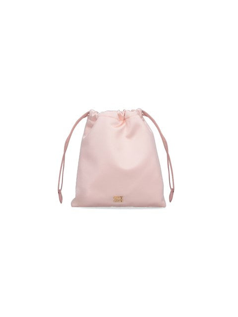 Miu Miu Women Satin Logo Pouch