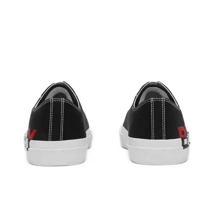 Burberry Logo Print Cotton Black Red White