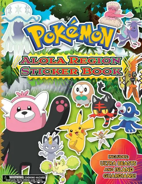 Pokémon Alola Region Sticker Book - Paperback