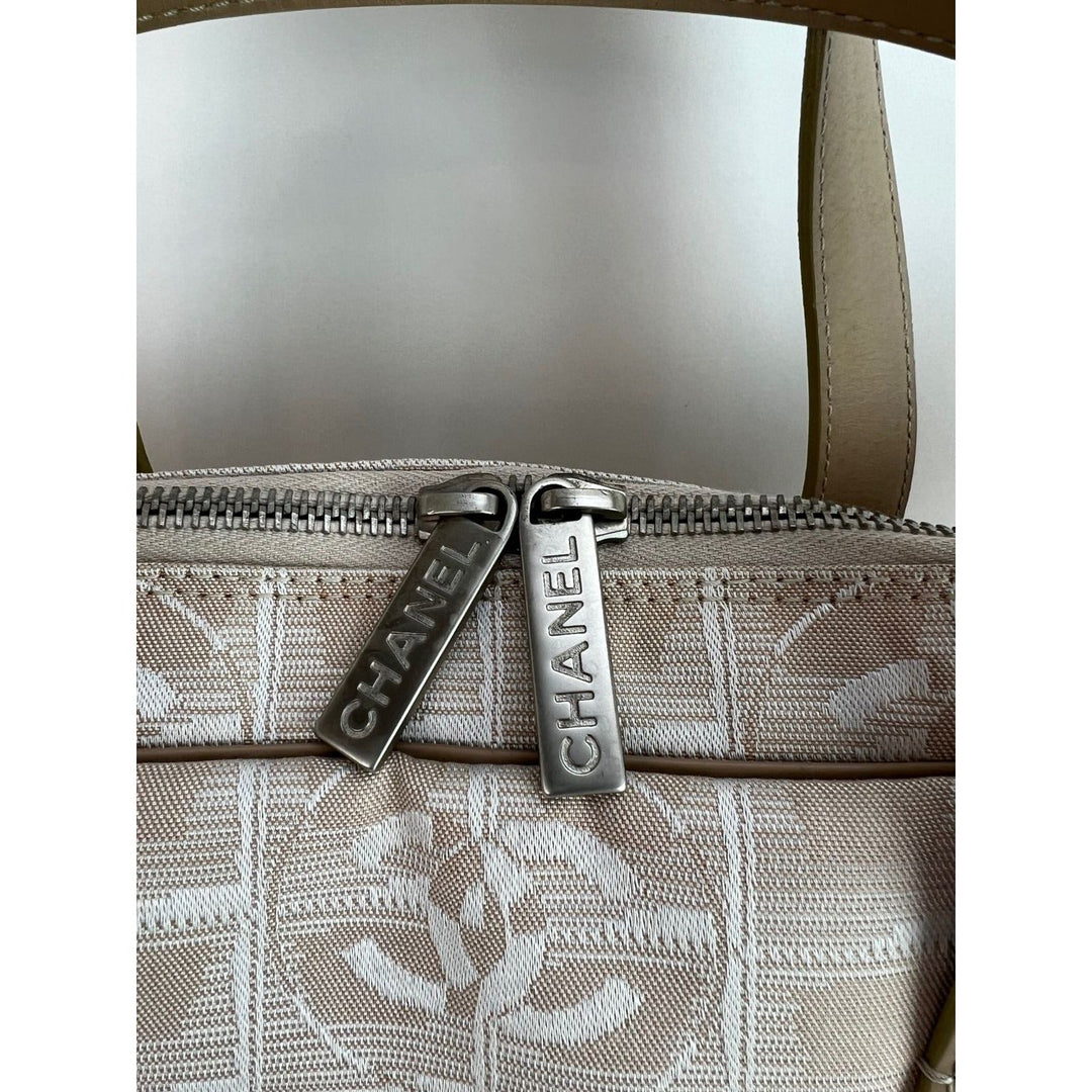 Chanel Canvas Nylon Travel Briefcase Attache Bag 