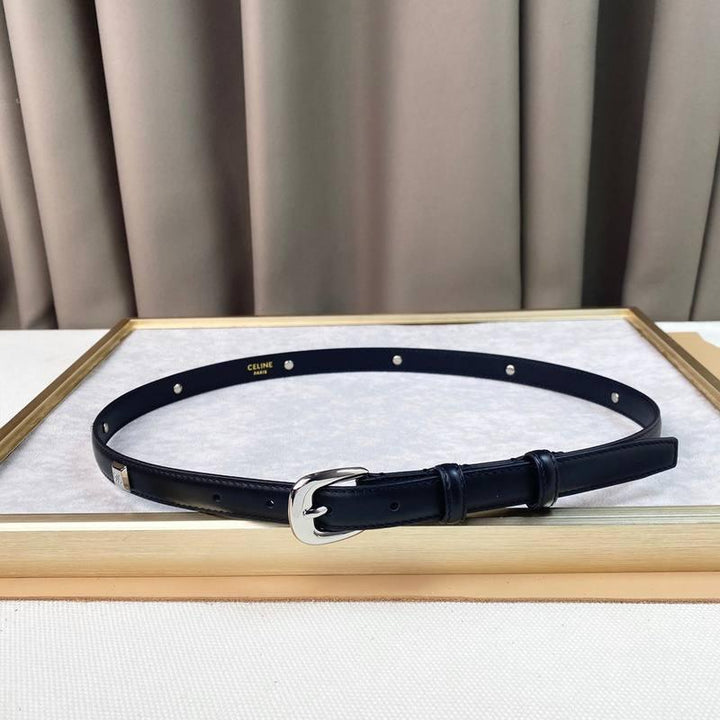 Celine Women Silver Buckle Belt &