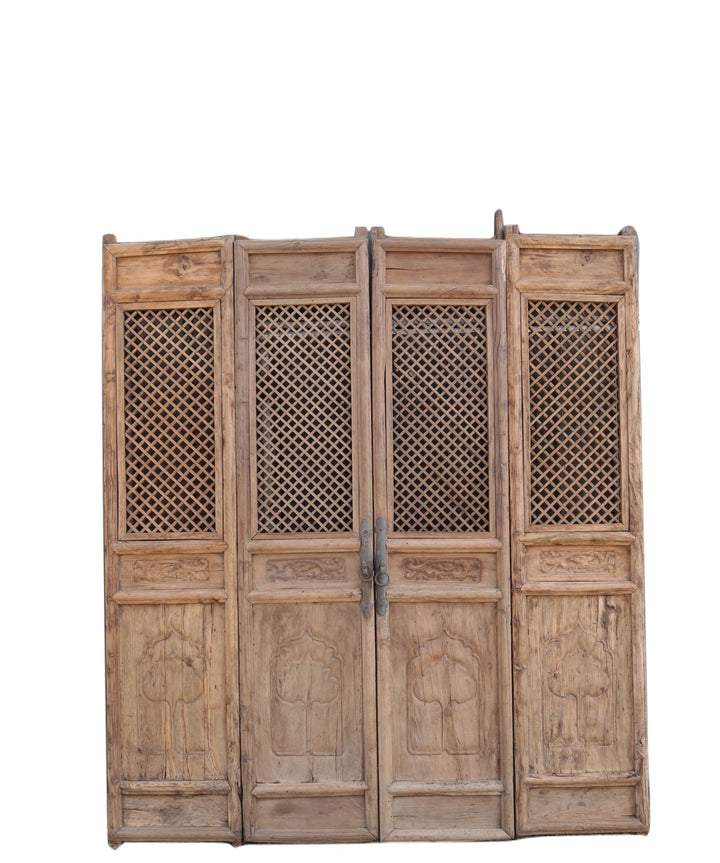 Dyag East 4 Early Century Antique Chinese Screen Doors