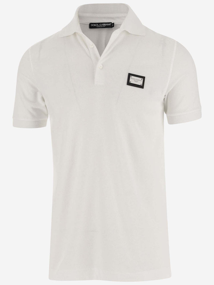 Dolce &amp; Gabbana Cotton Polo Shirt With Logo