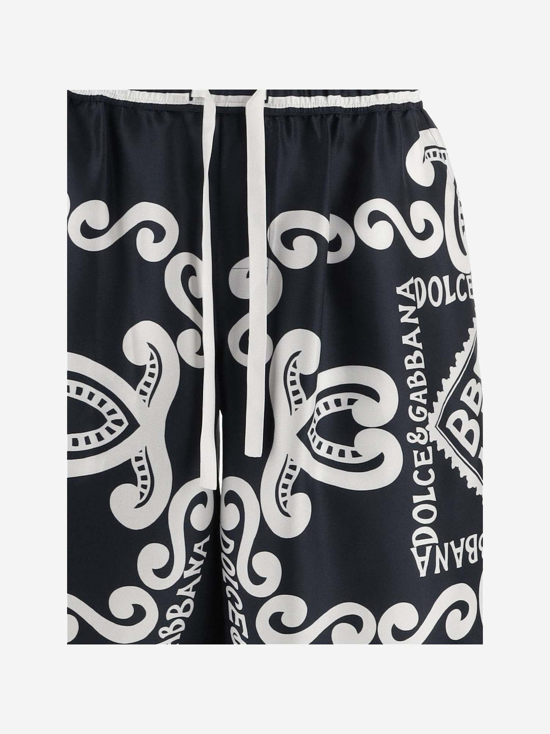 Dolce &amp; Gabbana Printed Silk Bermuda Shorts