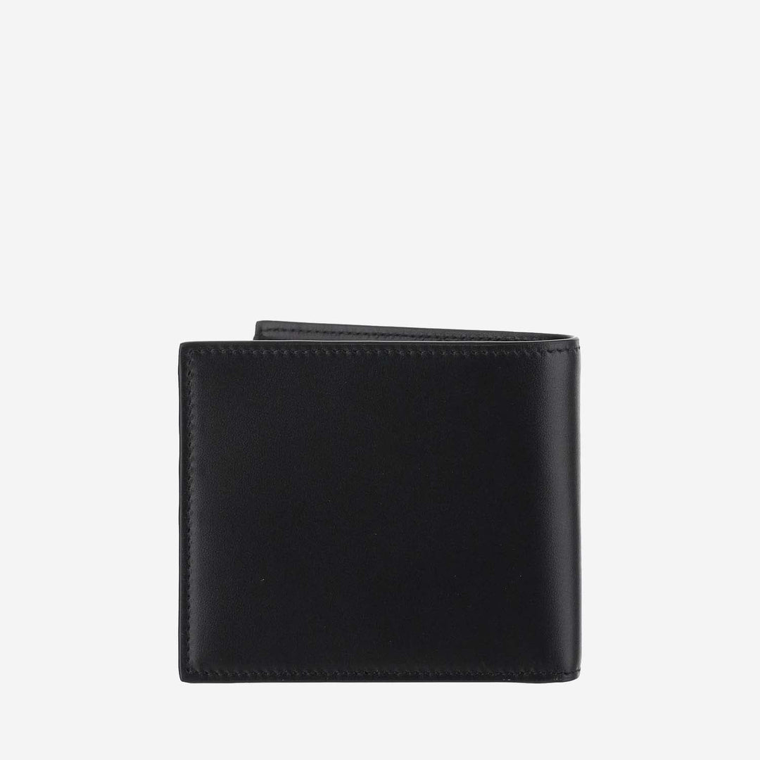 Dolce &amp; Gabbana Calfskin Bifold Wallet With Logo