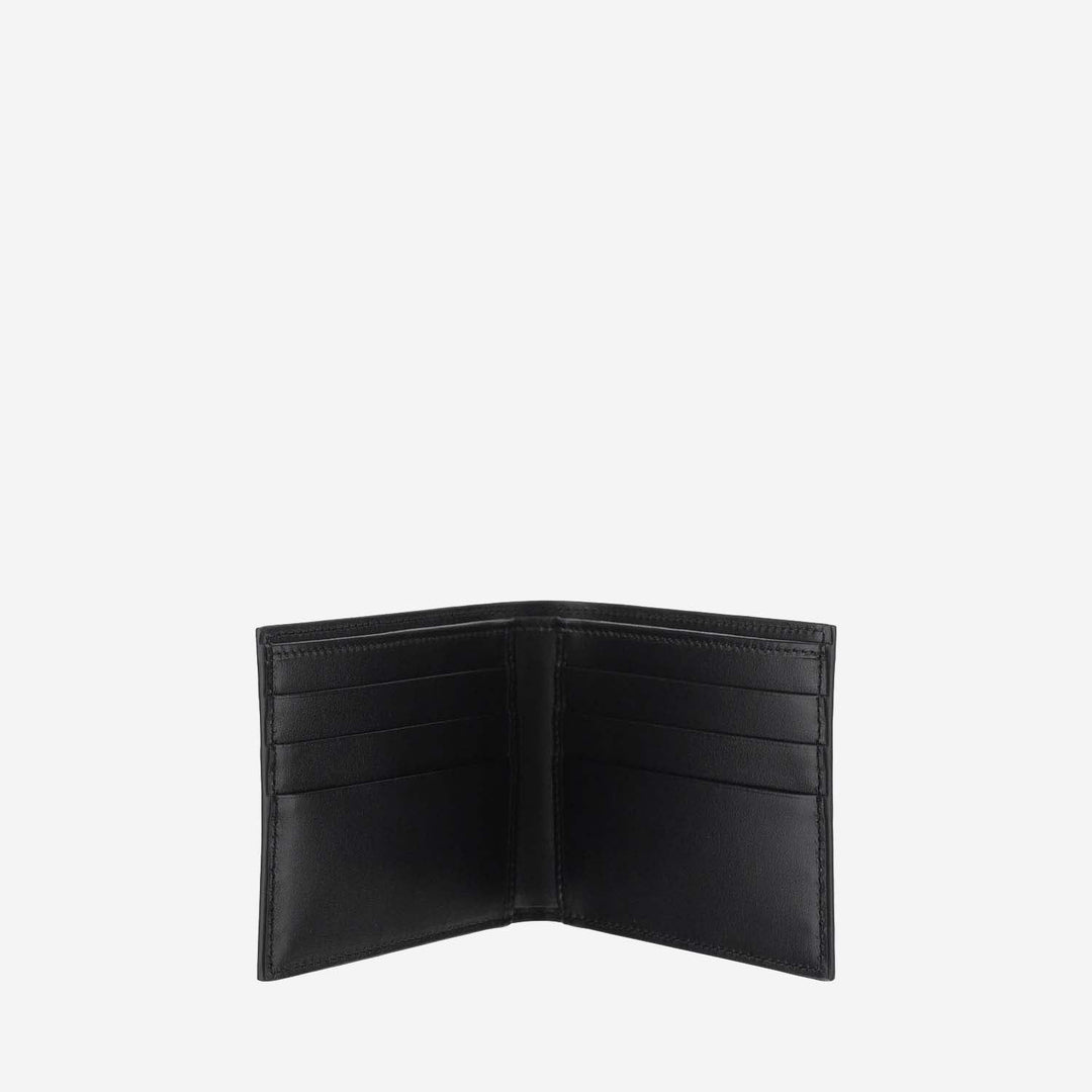 Dolce &amp; Gabbana Calfskin Bifold Wallet With Logo