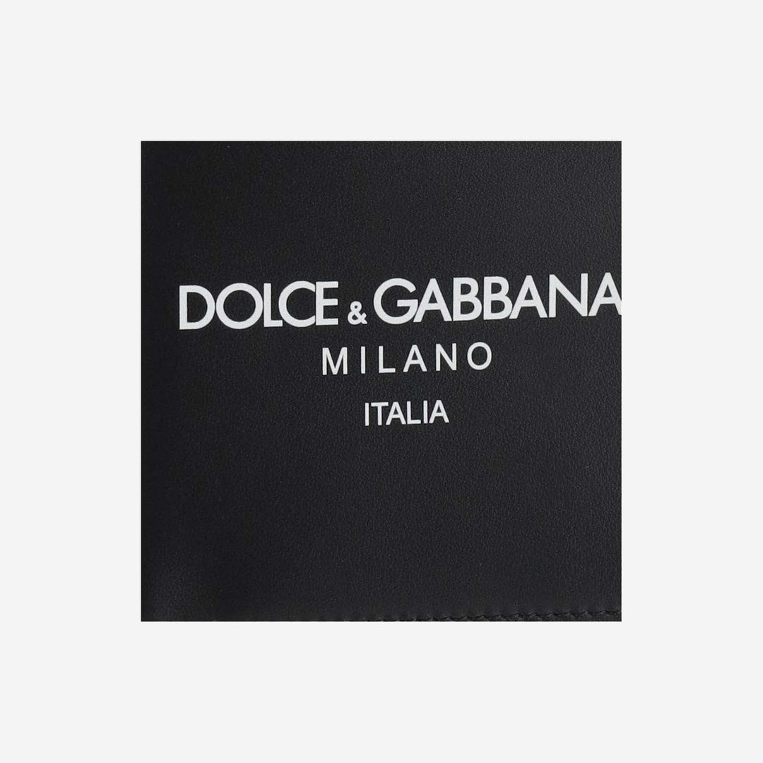 Dolce &amp; Gabbana Calfskin Bifold Wallet With Logo