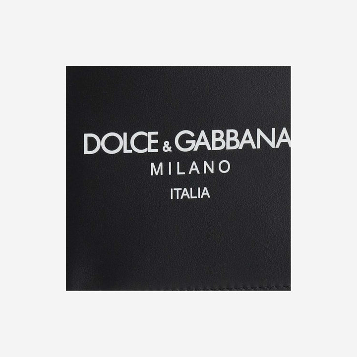 Dolce &amp; Gabbana Calfskin Bifold Wallet With Logo