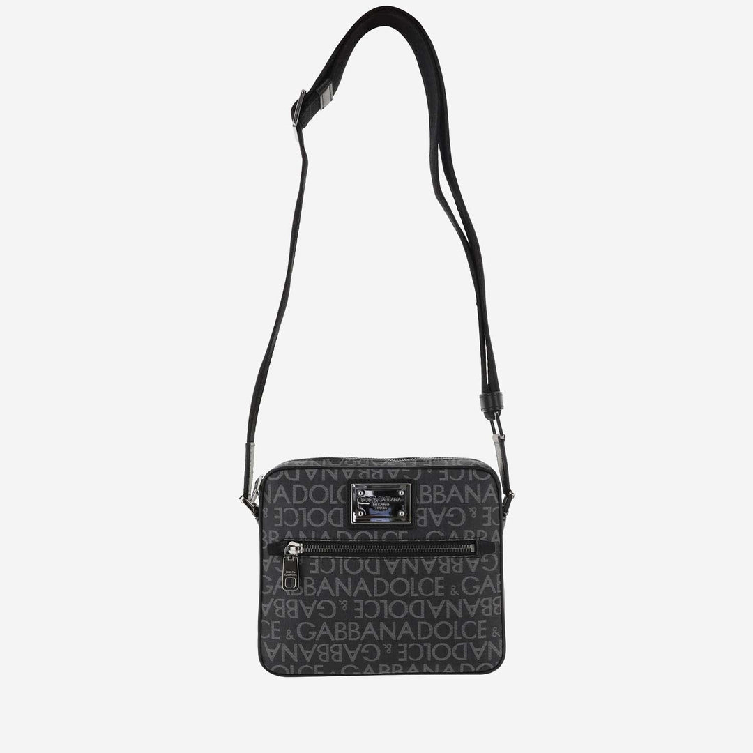 Dolce &amp; Gabbana Coated Jacquard Shoulder Bag