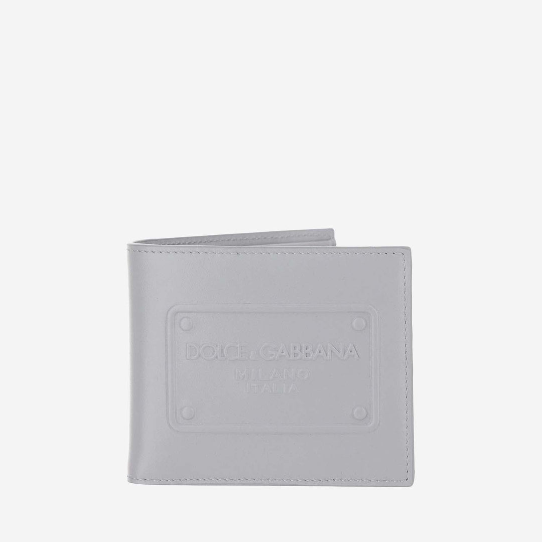 Dolce &amp; Gabbana Calfskin Leather Bifold Wallet