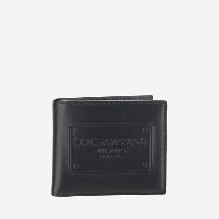 Dolce &amp; Gabbana Calfskin Leather Bifold Wallet