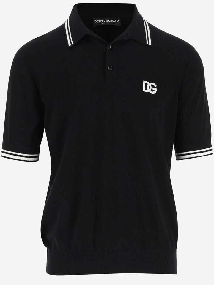 Dolce &amp; Gabbana Cotton Polo Shirt With Logo