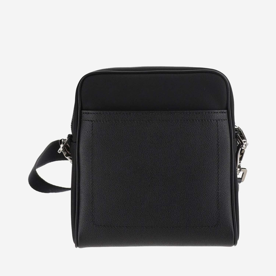 Dolce &amp; Gabbana Garnet Calfskin And Nylon Shoulder Bag