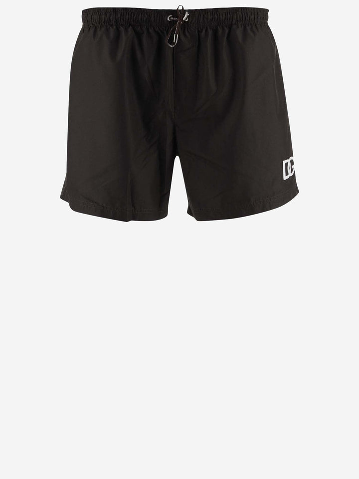 Dolce &amp; Gabbana Nylon Swimsuit With Logo
