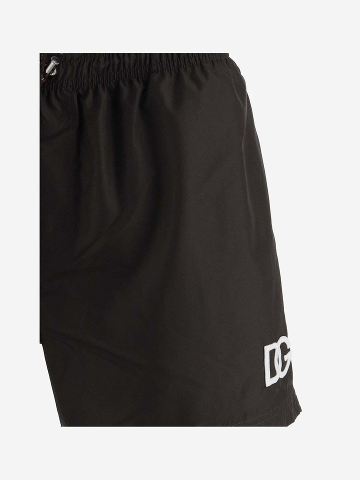 Dolce &amp; Gabbana Nylon Swimsuit With Logo