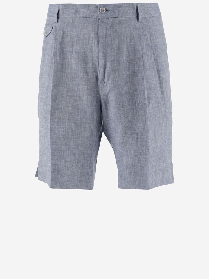 Dolce &amp; Gabbana Linen Bermuda Shorts