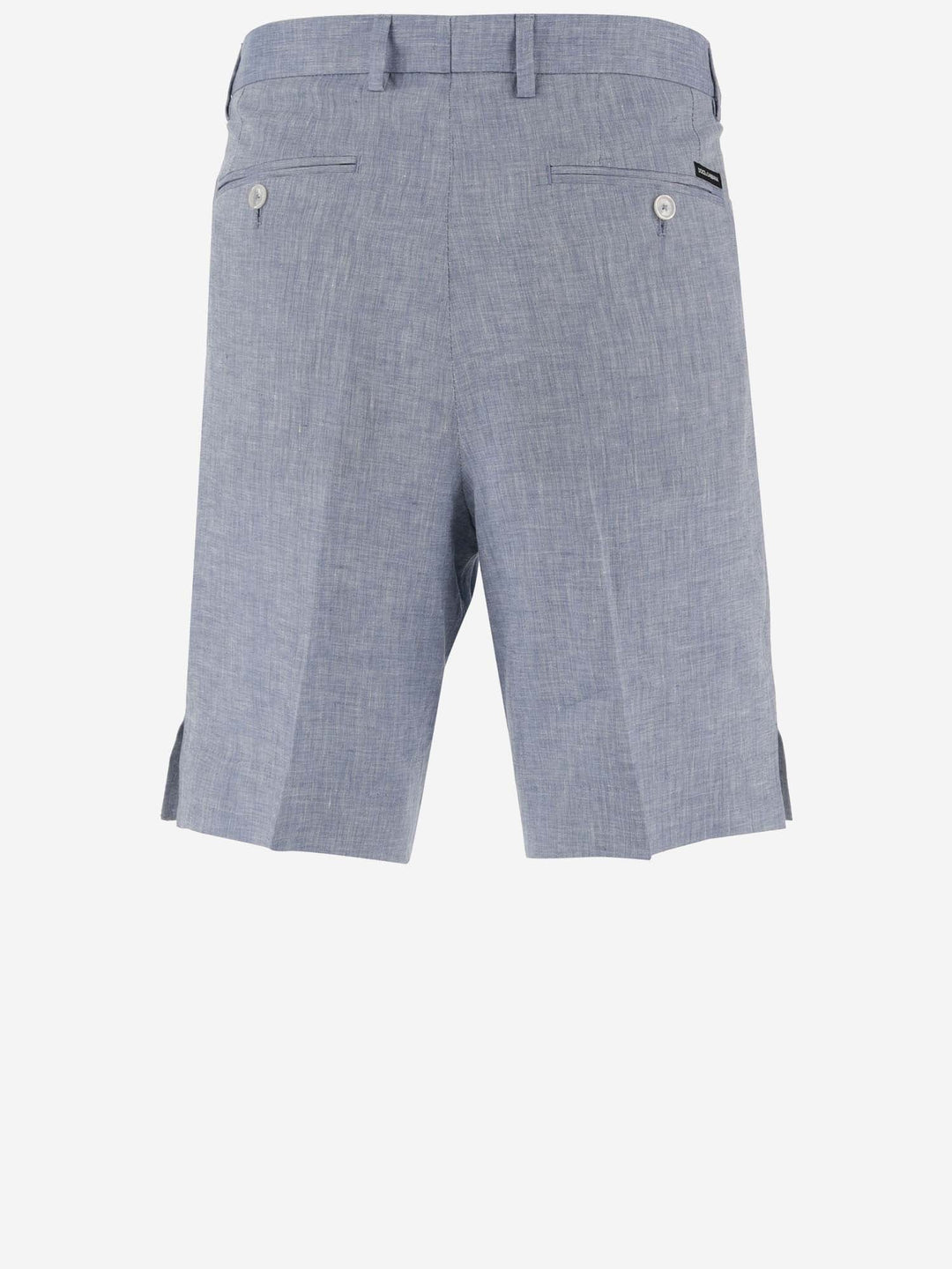 Dolce &amp; Gabbana Linen Bermuda Shorts