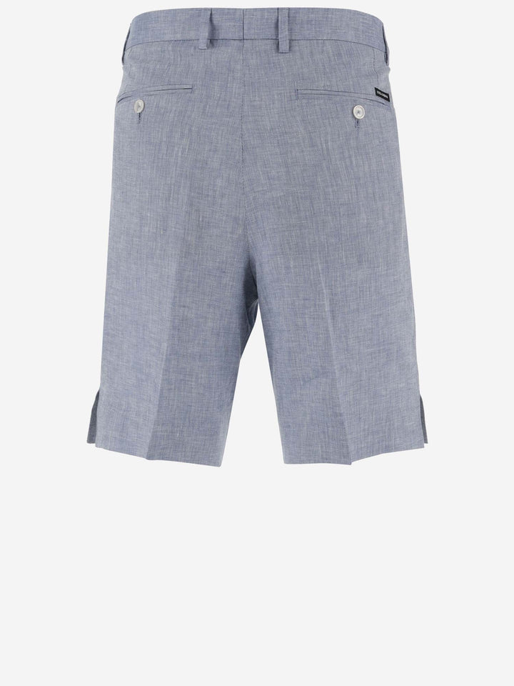 Dolce &amp; Gabbana Linen Bermuda Shorts