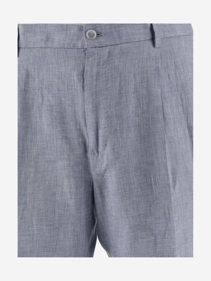 Dolce &amp; Gabbana Linen Bermuda Shorts