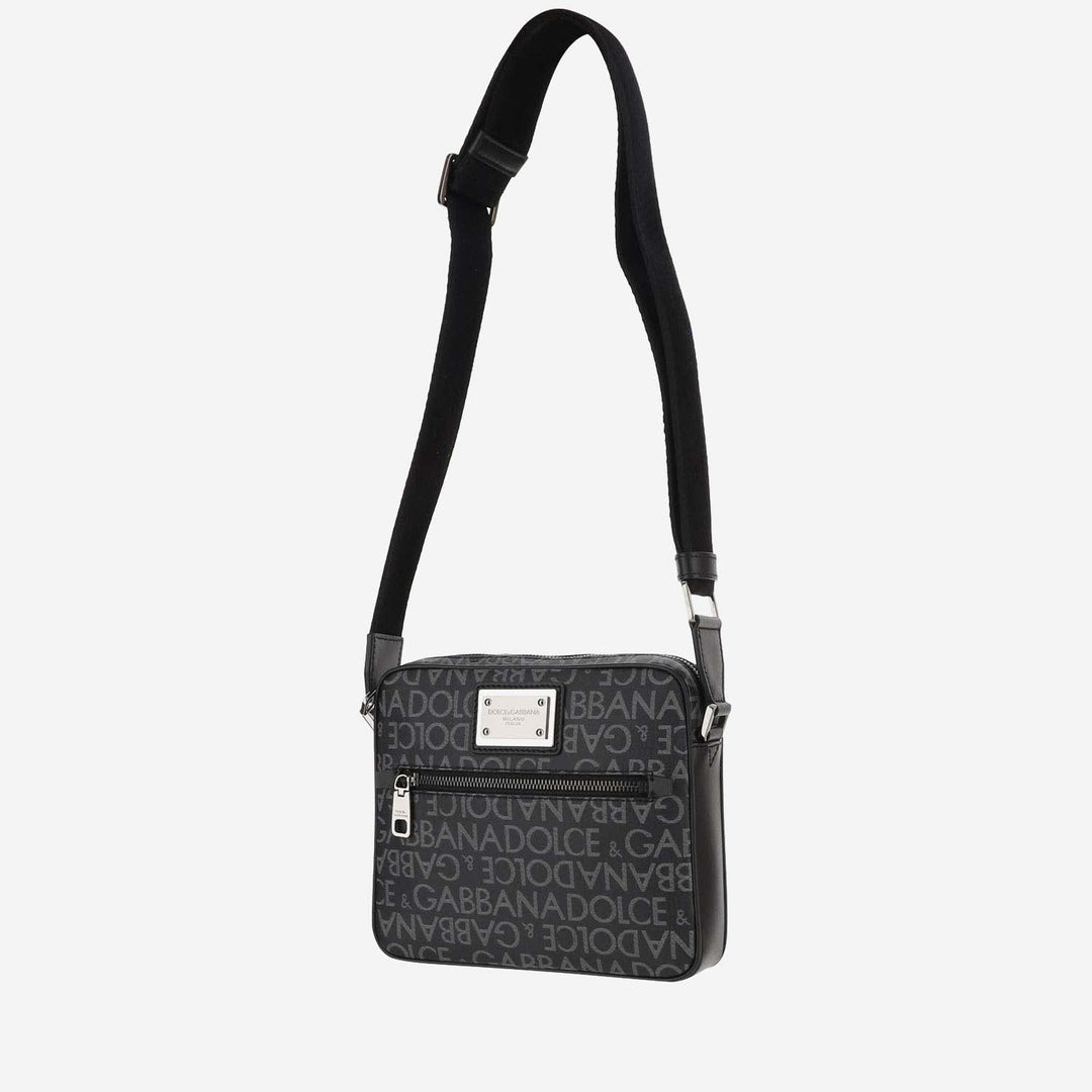 Dolce &amp; Gabbana Coated Jacquard Shoulder Bag