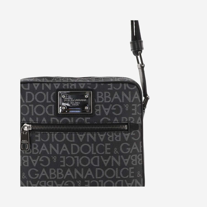 Dolce &amp; Gabbana Coated Jacquard Shoulder Bag