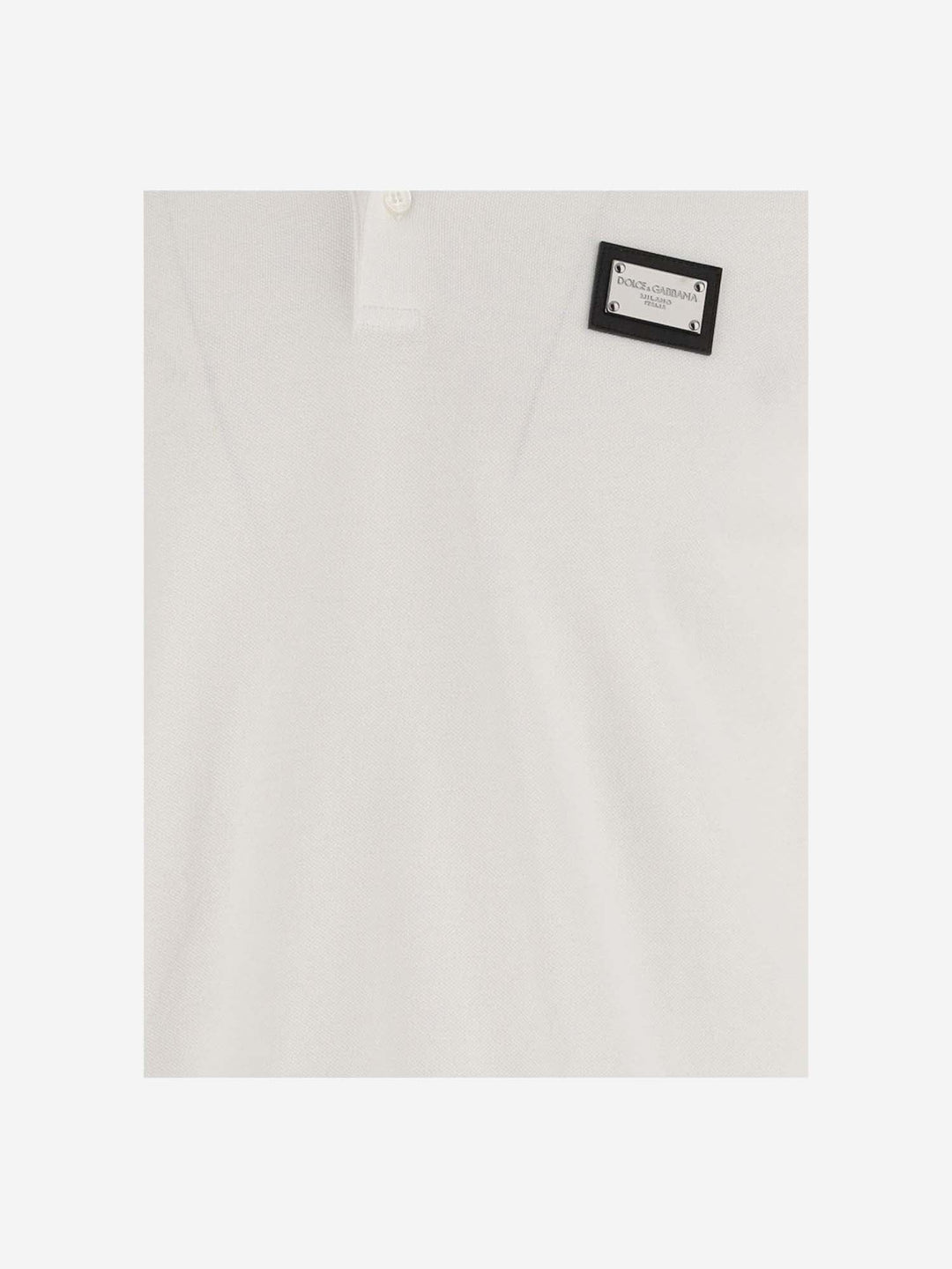 Dolce &amp; Gabbana Cotton Polo Shirt With Logo