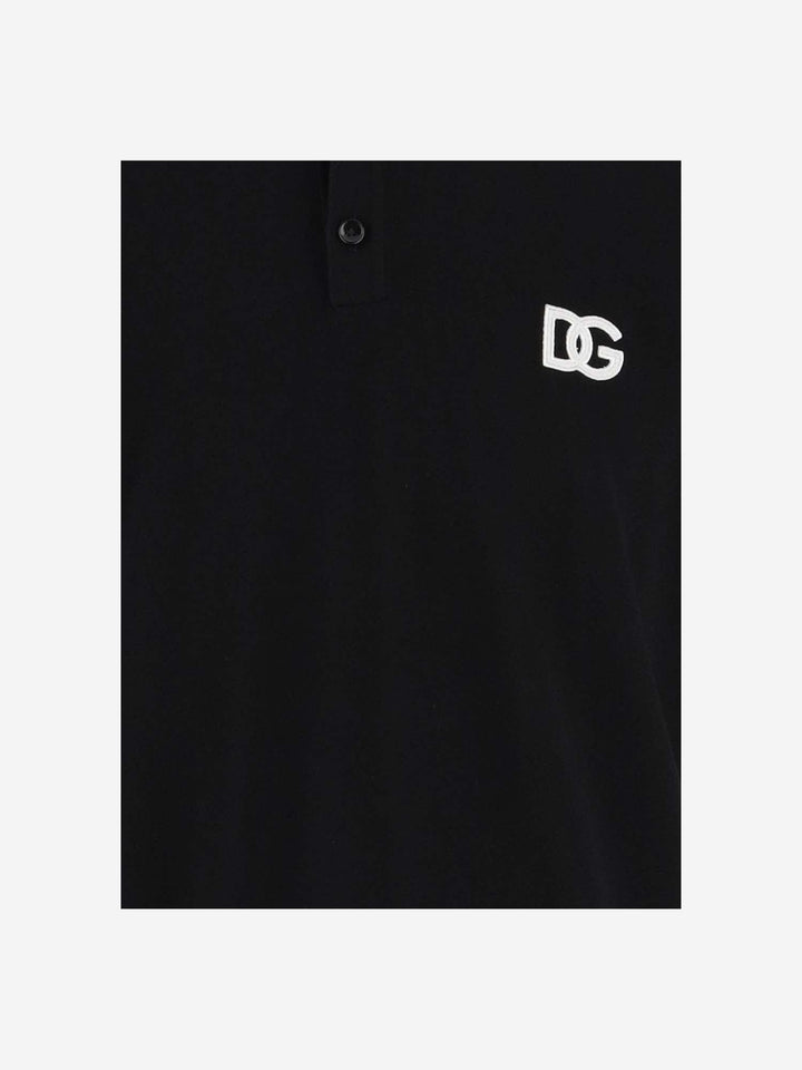 Dolce &amp; Gabbana Cotton Polo Shirt With Logo