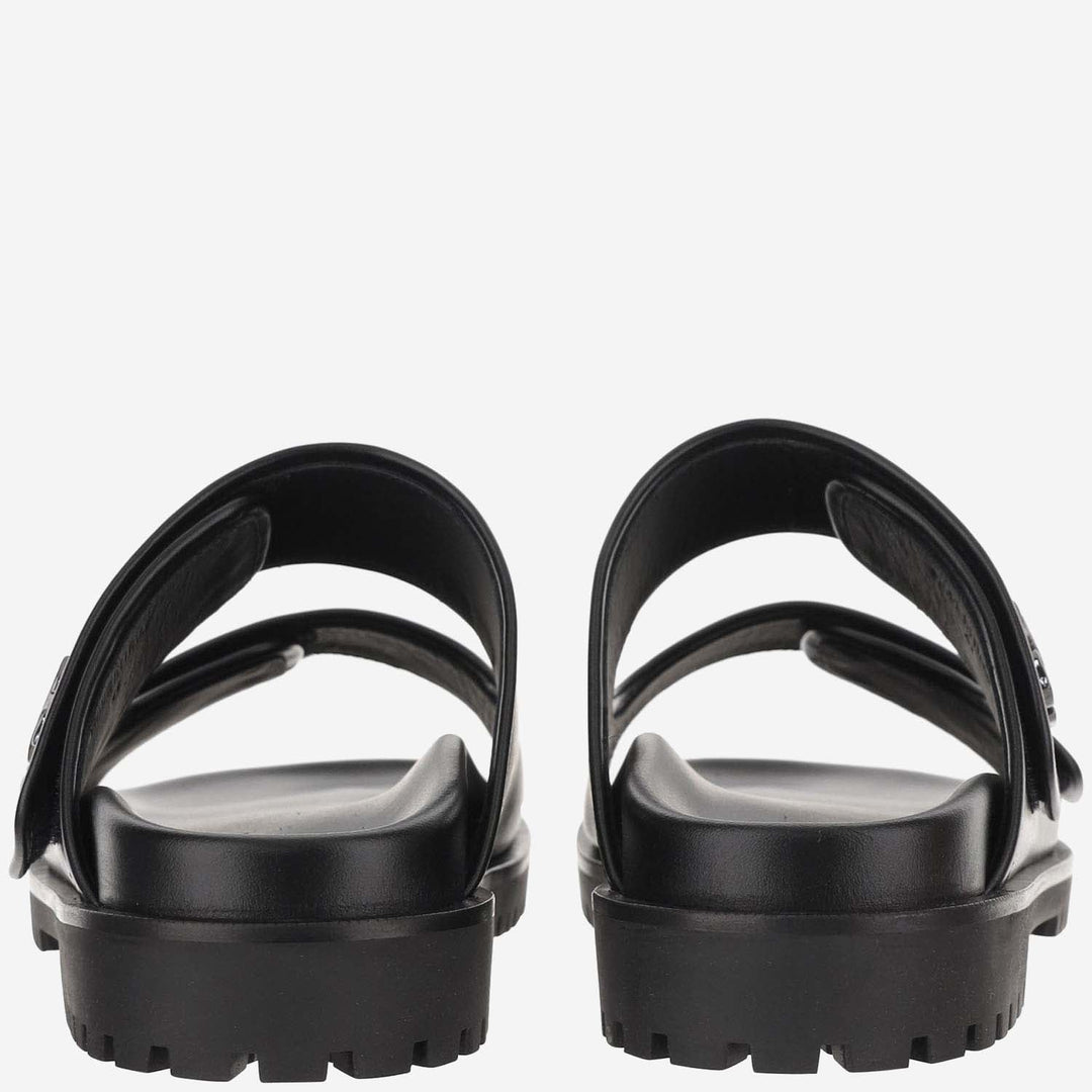Off White Sandals Slip On Off White