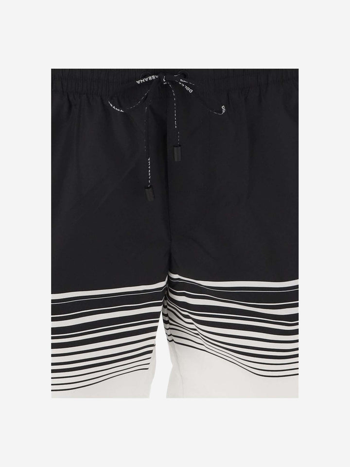 Dolce &amp; Gabbana Nylon Swimsuit With Logo