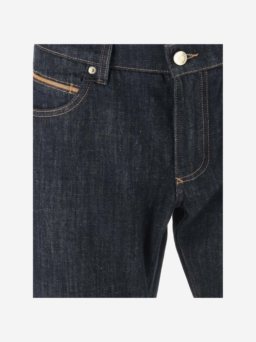 Dolce &amp; Gabbana Cotton Denim Jeans With Dg Plaque