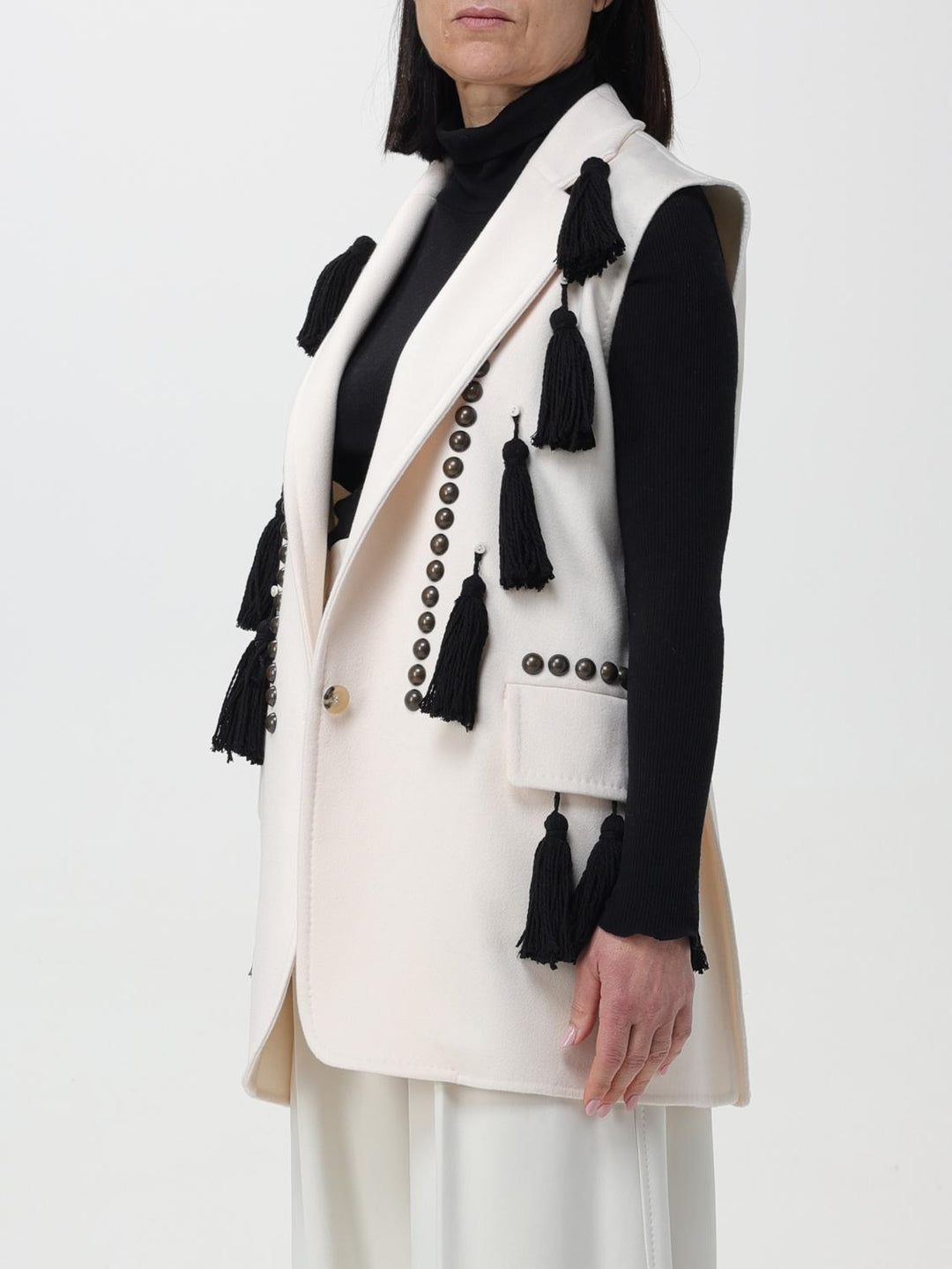 Max Mara Waistcoat Woman White