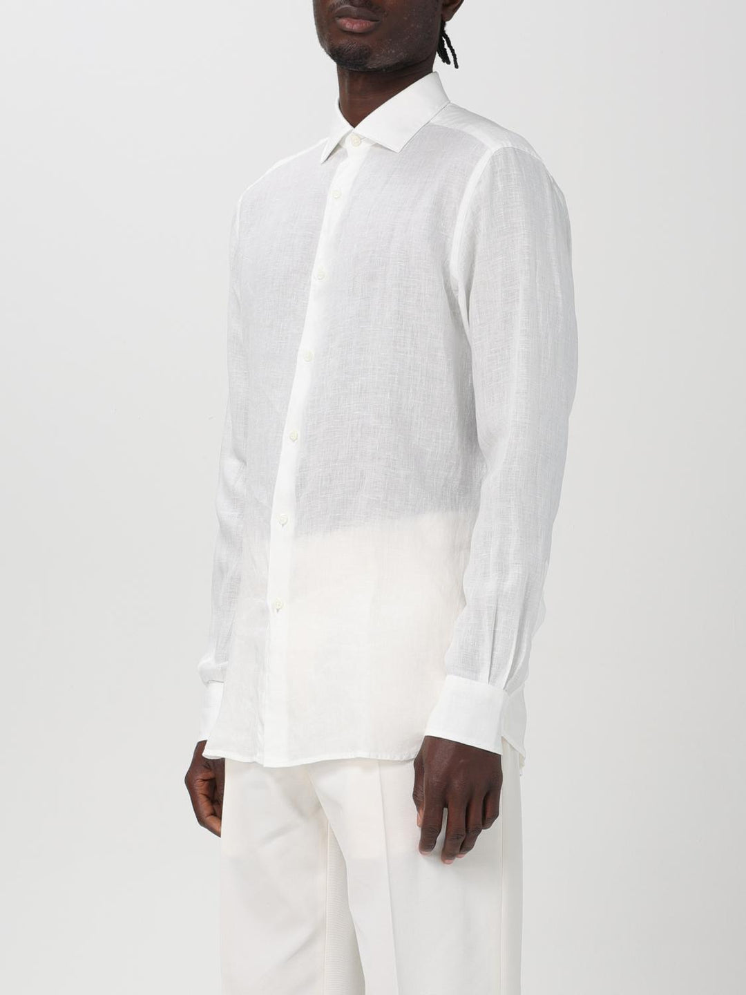 Zegna Shirt Men Sand