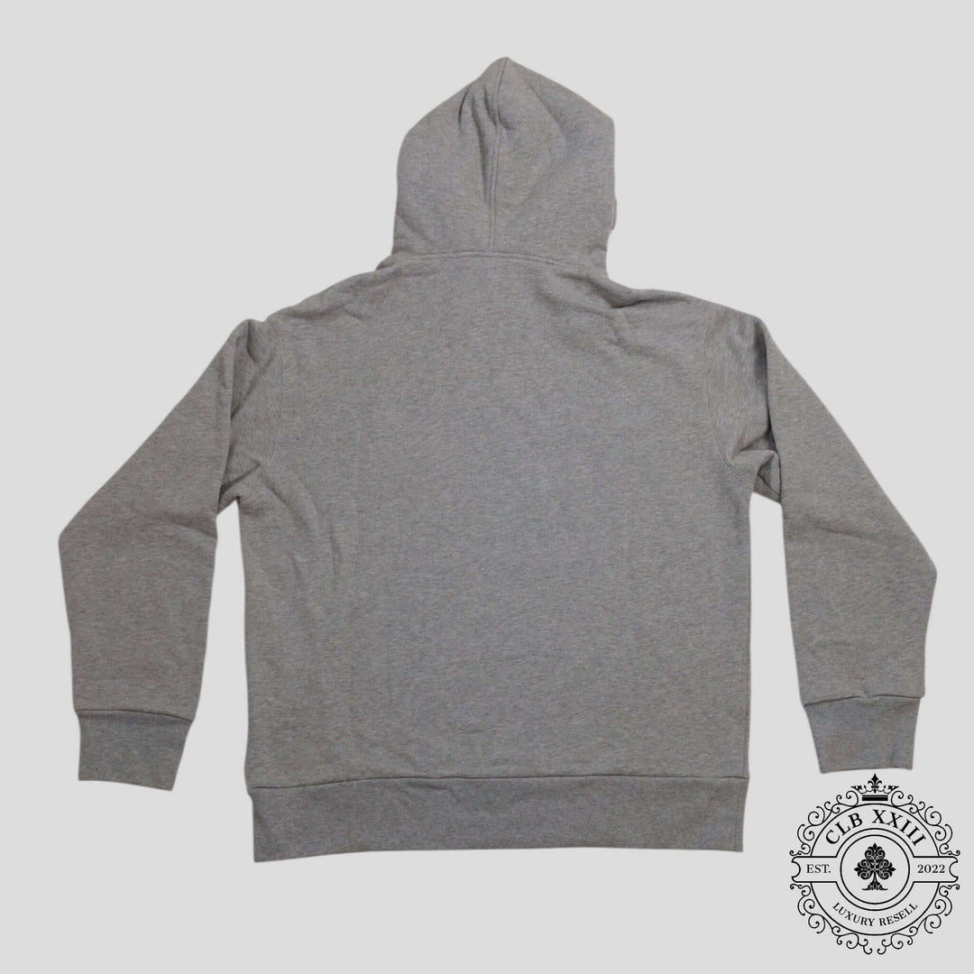 Gucci Record Print Pullover Hoodie in Grey
