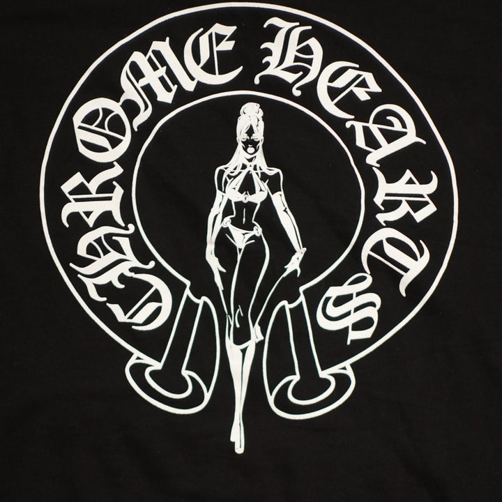 CHROME HEARTS DEADLY DOLL HOODIE - BLACK